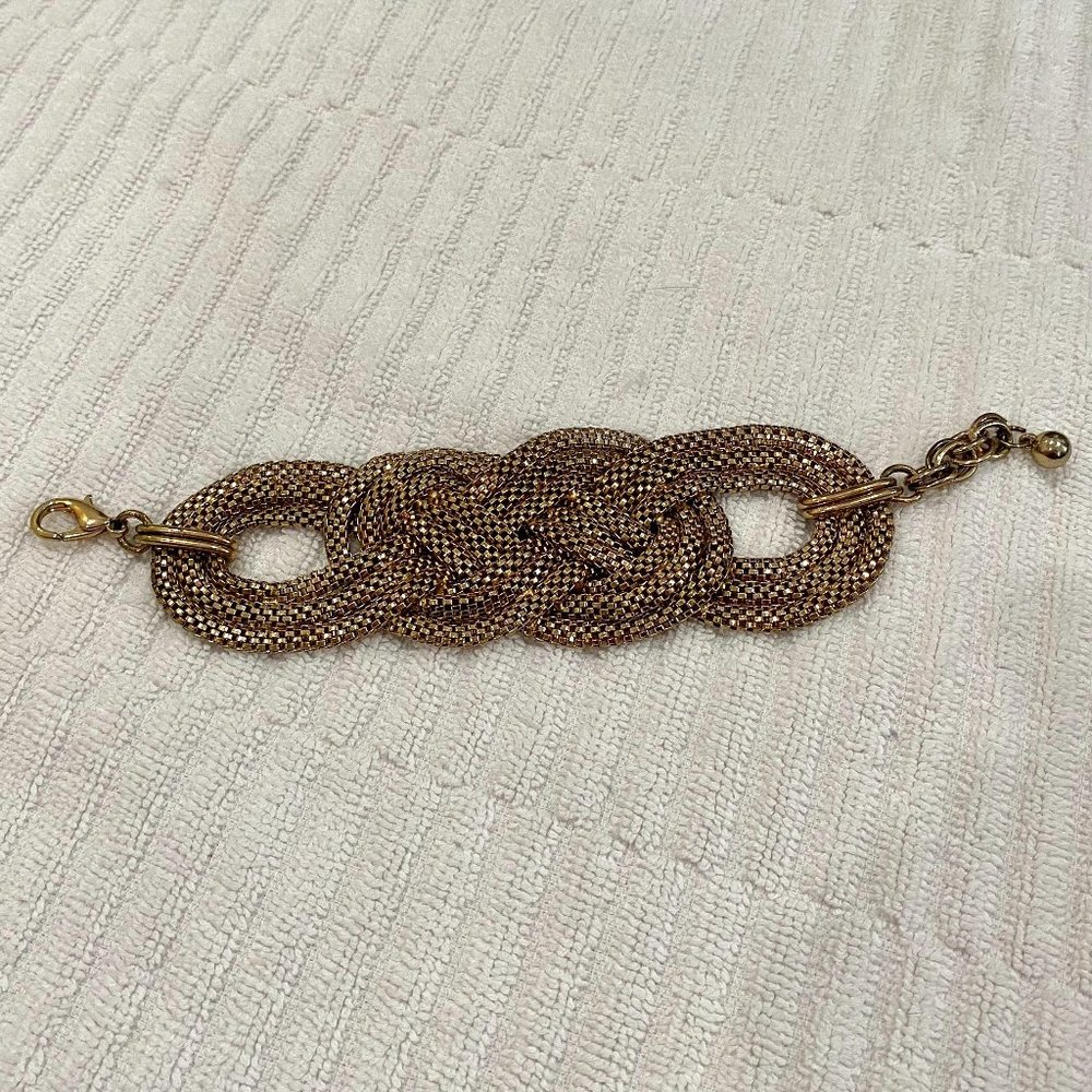 Forever 21 Adjustable Metallic Knot Bracelet circa 2009
